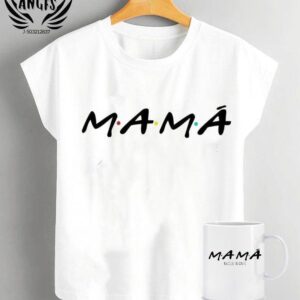 Blusa mas taza logo mamá simple