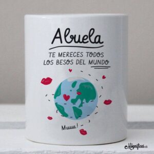 Taza logo abuela mundo
