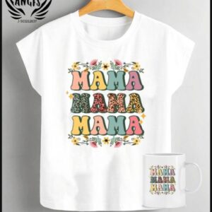 Blusa mas taza logo tres mamás
