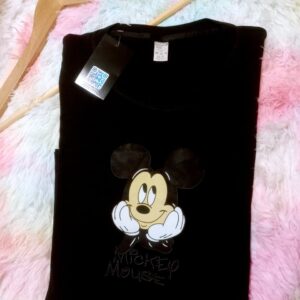 Blusa negra logo mikey mouse