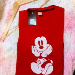 Blusa roja logo mikey mouse