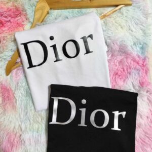 Blusa color variable logo dior